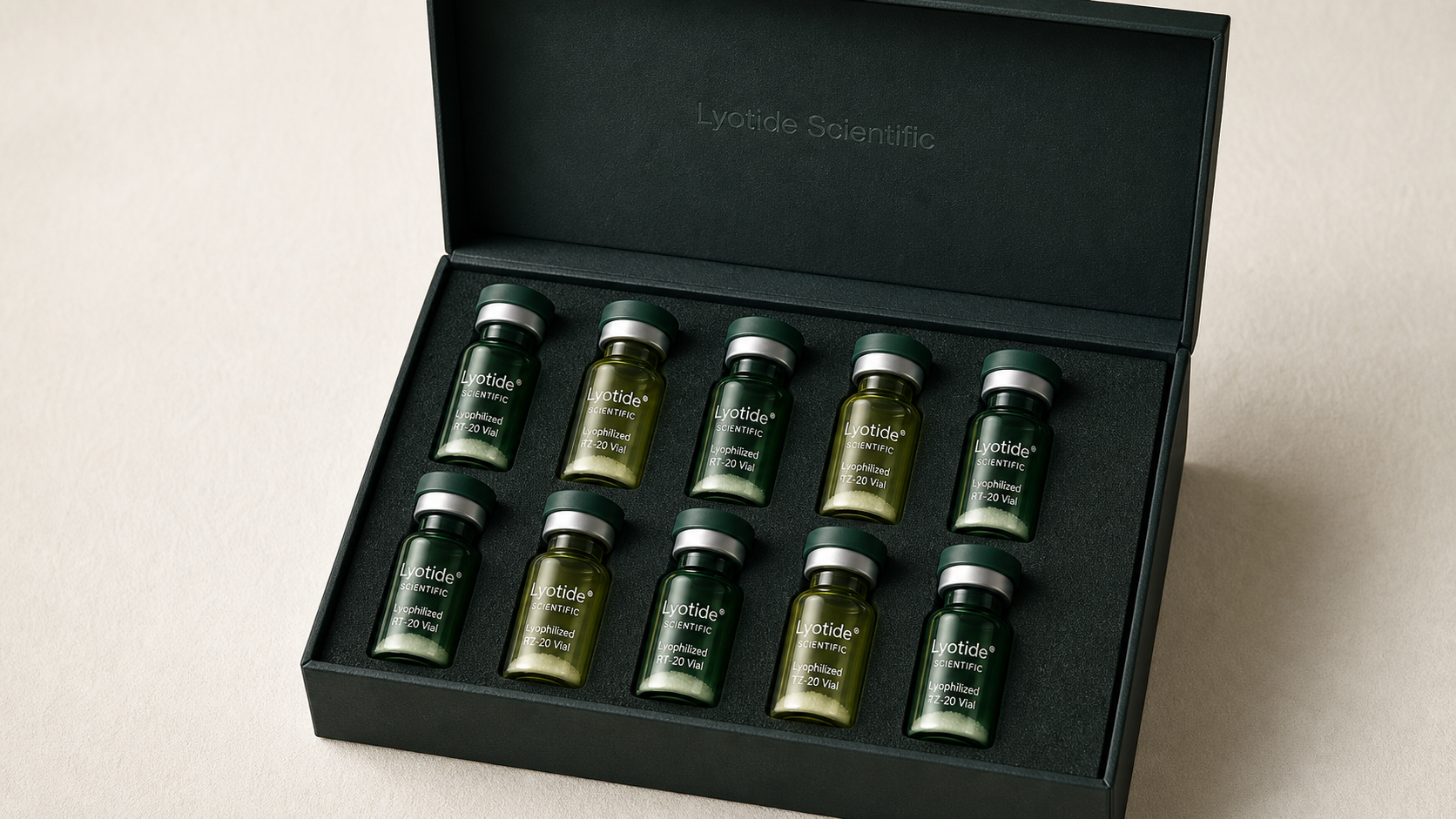 Lyotide Scientific 10-unit lyophilized peptide kit